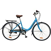 Bicicleta urbana de aleación Ecosmo- para mujer- 700C- 7 SP -28AC02B